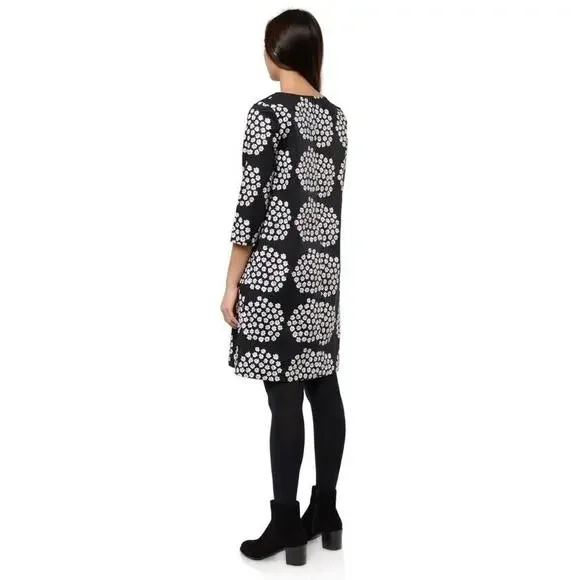 Marimekko Unelma Puketti Tunic Dress Bold Artistic Minimalist Modernist Size 34 - Picture 2 of 11